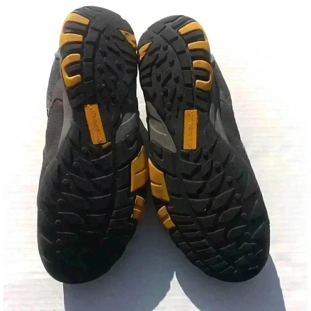 Eddie Bauer Barkley Men's Gray Leather Mesh Hiking Trail Casual Shoes Size 9 - Picture 7 of 8